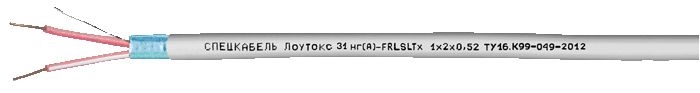 Лоутокс 31нг(А)-FRLSLTx 1х2х0,52 Кабель для систем ОПС и СОУЭ огнестойкий, не поддерживающий горения, экранированный 1344143545 - фото 21634