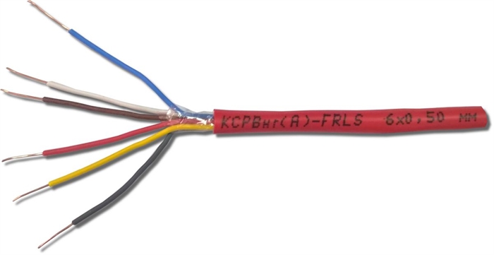 КСРВнг(А)-FRLS 6х0,5 (0,2 кв мм) Кабель для систем ОПС и СОУЭ огнестойкий, с низким дымо и газовыделением 1494098876 - фото 21741