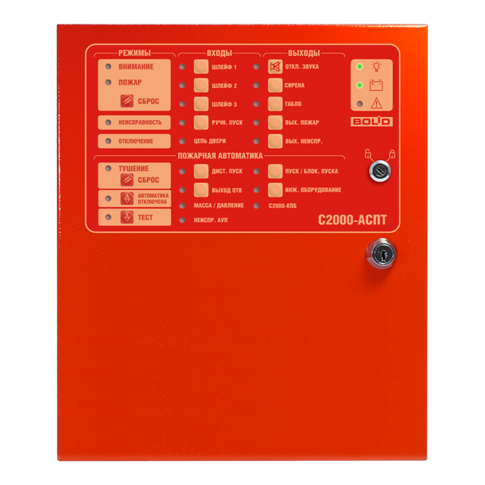 Блок приемно-контрольный и управления автоматическими средствами пожаротушения С2000-АСПТ 821284864 - фото 5226