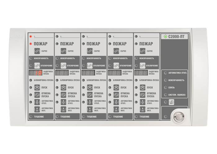 Блок индикации системы пожаротушения С2000-ПТ, С2000-ПТ 2RS485 498862078 - фото 5230