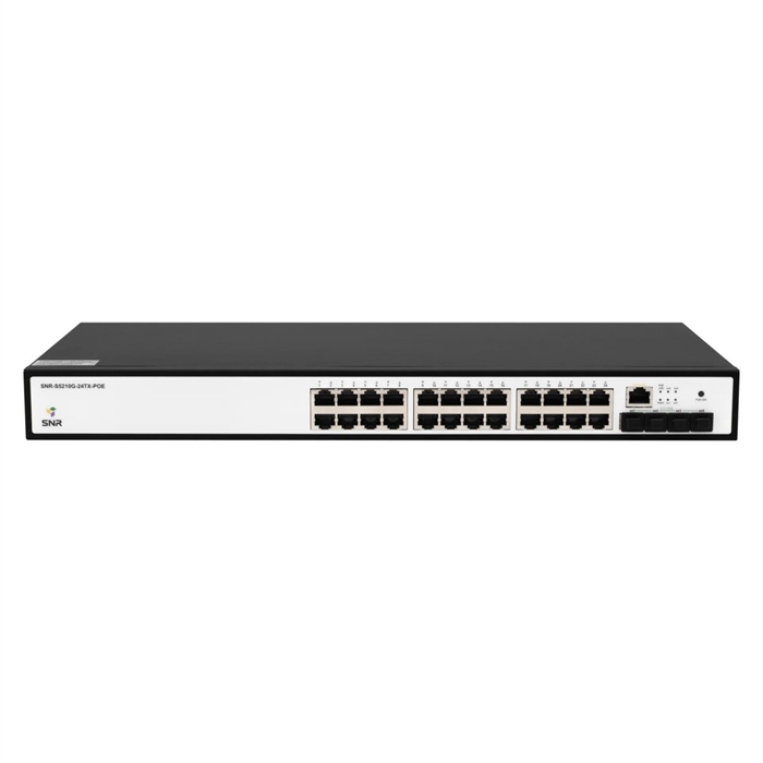 Управляемый PoE коммутатор уровня 2+ SNR-S5210G-24TX-POE 1571294540 - фото 64753