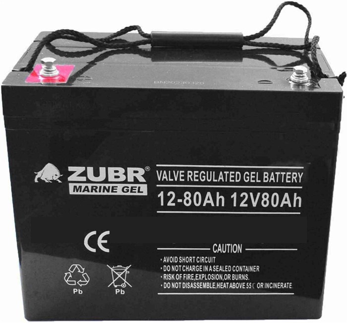 ZUBR MARINE GEL NPG 12-80Ah 491260271 - фото 7435