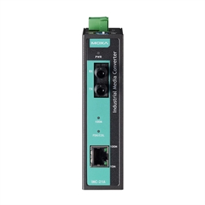 IMC-21A-M-ST Медиаконвертер Ethernet 10/100BaseTX в 100BaseFX (многомодовое оптоволокно) в металлическом корпусе MOXA 2056190669