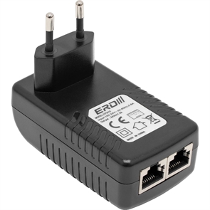 Инжектор PoE CP2410 24VDC 24W IEEE 802.3at LED