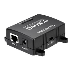 1-портовый сплиттер Osnovo PoE Splitter/G2 802.3af/802.3at 10/100/1000Mbps, 5В/3А, 9В/2.5А, 12В/2.5А, 18В/1.6А