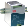SDR-480-24 Мощный блок питания на DIN-рейку, 24В, 20А, 480Вт Mean Well - фото 20626